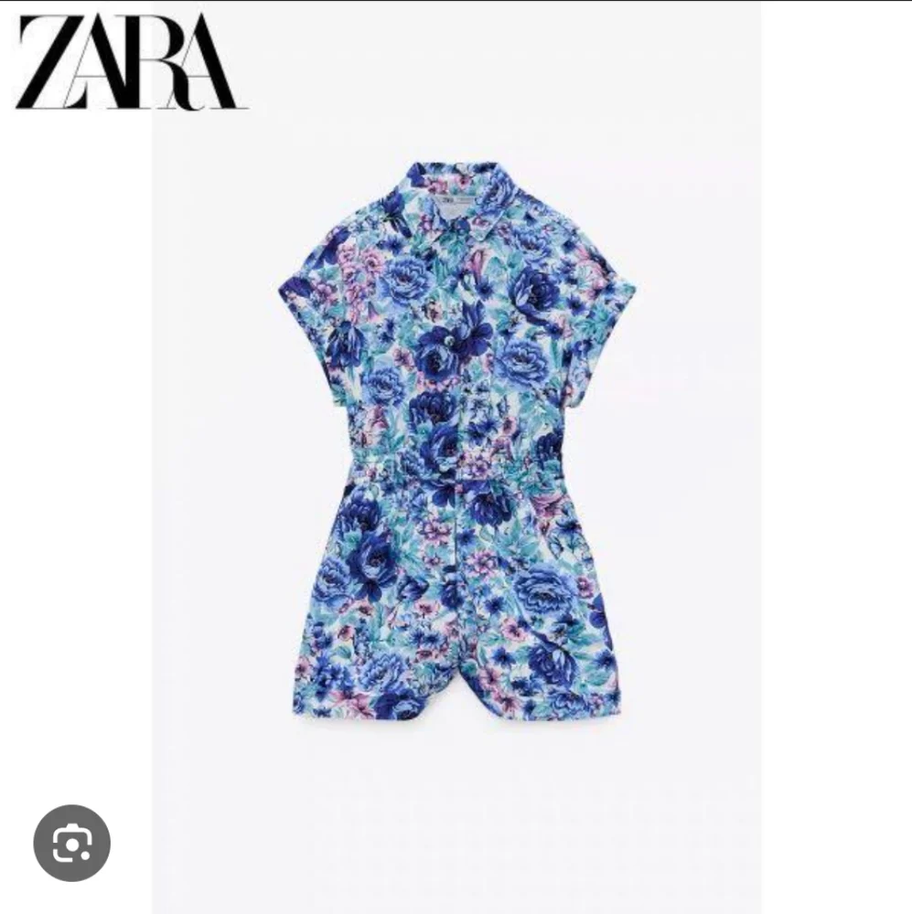 Zara Floral Romper Size Large_2